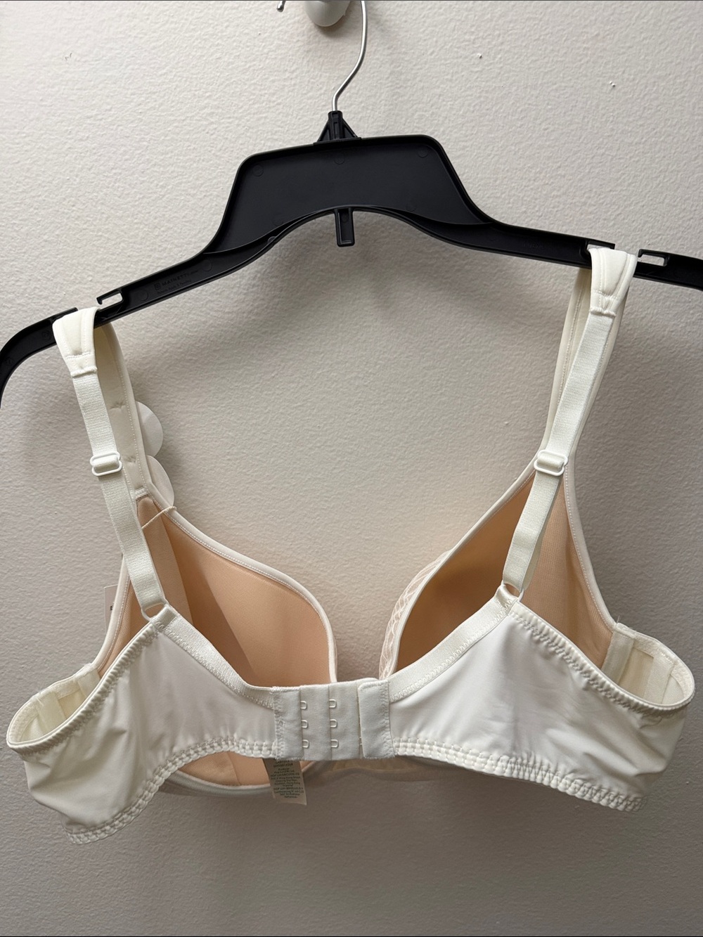 Eco-Friendly Spacer Cup Bra in Ivory Cream - Smooth Support - Picture 4 of 13